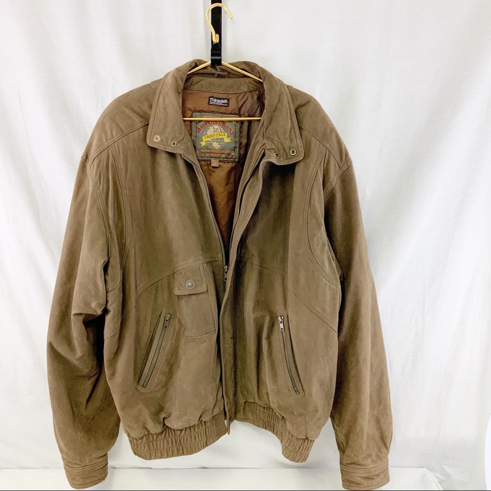 Wilson’s  Brown Leather Thermal Insulation Jacket